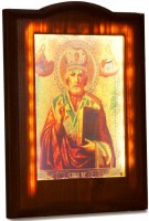 Светеща Икона на свети Николай Чудотворец - 01