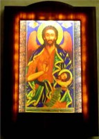 Светеща Икона на свети Йоан Кръстител - 01